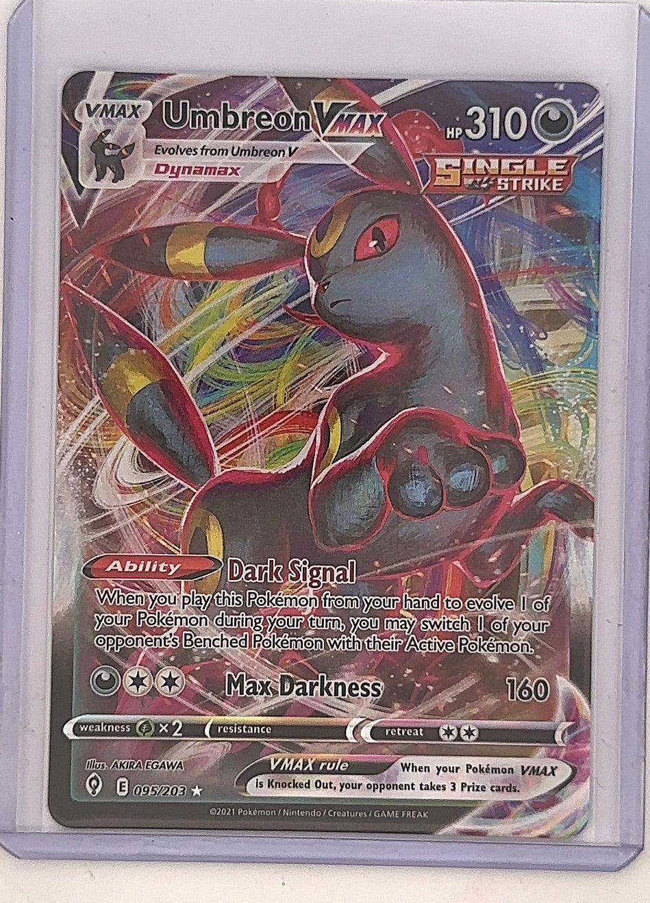 Umbreon VMAX #095/203 — front