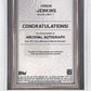2023 Topps Museum Collection Fergie Jenkins Archival Autograph #AA-FJ 07/20 — back