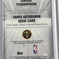2025 Topps Chrome David Thompson Auto /75 — back