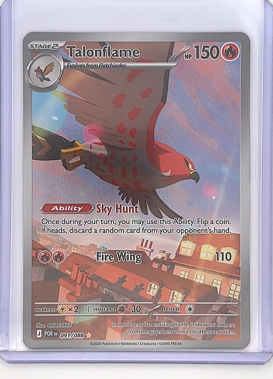 Talonflame - 091/088 #091/088 — front