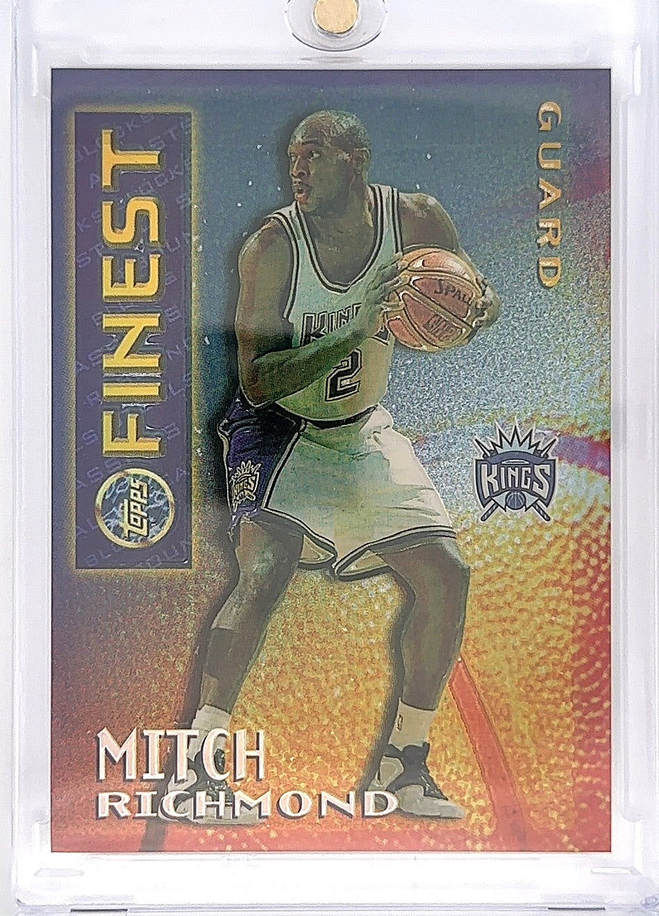 1995 Finest Mystery Mitch Richmond [Borderless Refractor] #M17 — front