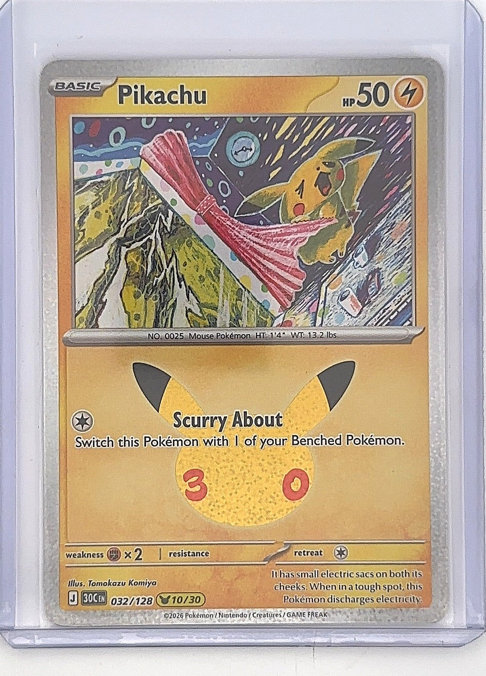 Pikachu - 032/128 #032/128 — front