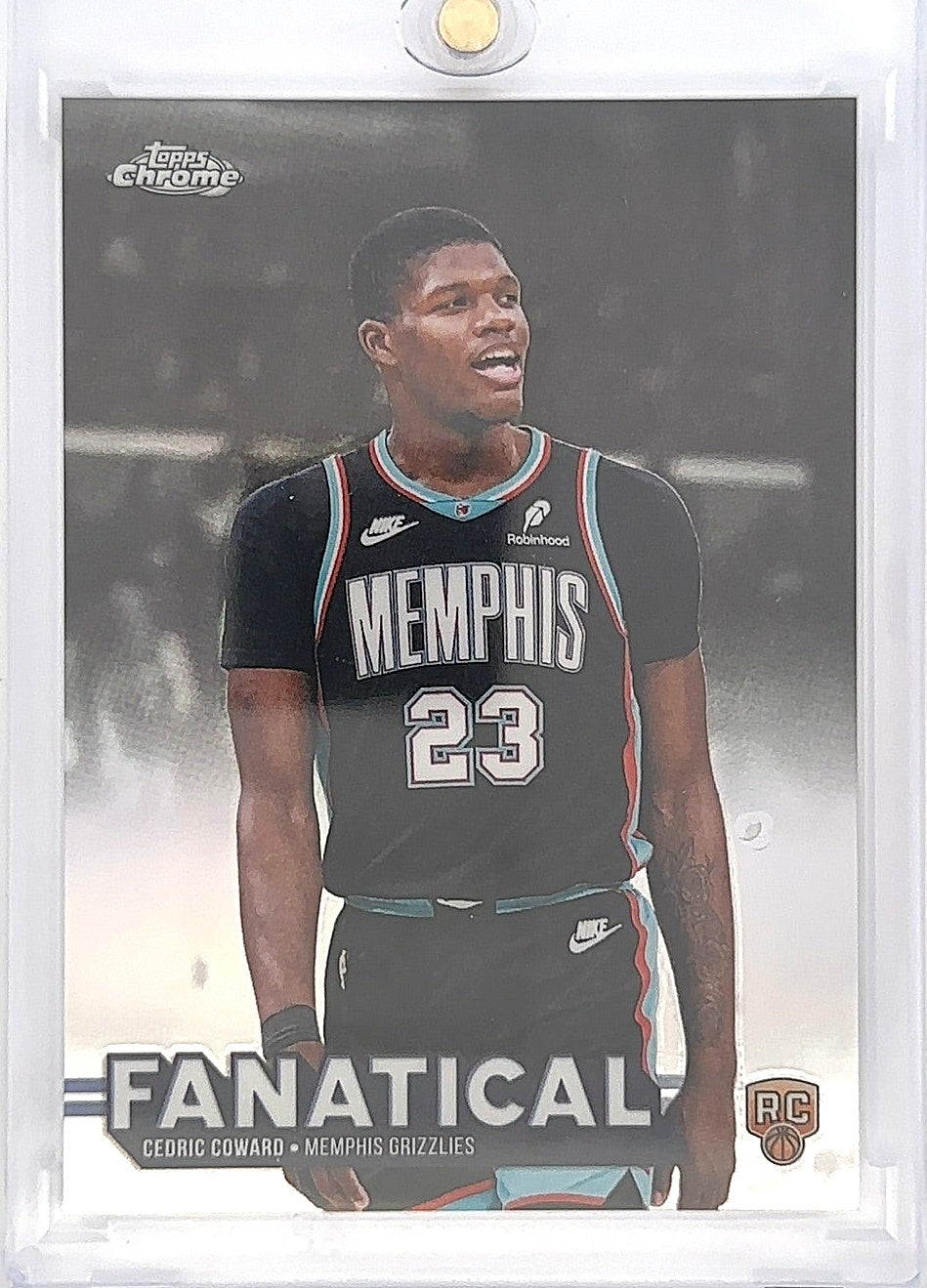 2025 Topps Chrome Update Fanatical Cedric Coward #FAN-25 — front