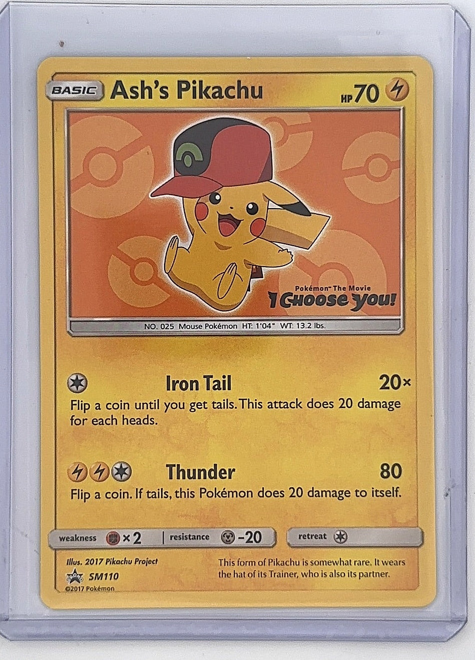 Ash's Pikachu - SM110 #SM110 — front