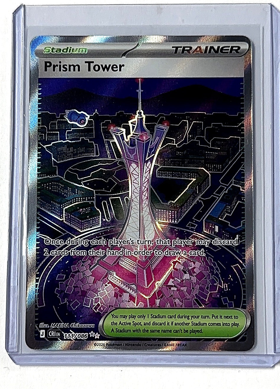 Prism Tower - 111/086 #111/086 — front