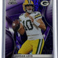 2025 Topps Chrome Black Jordan Love [Purple Refractor] #40 RC — front