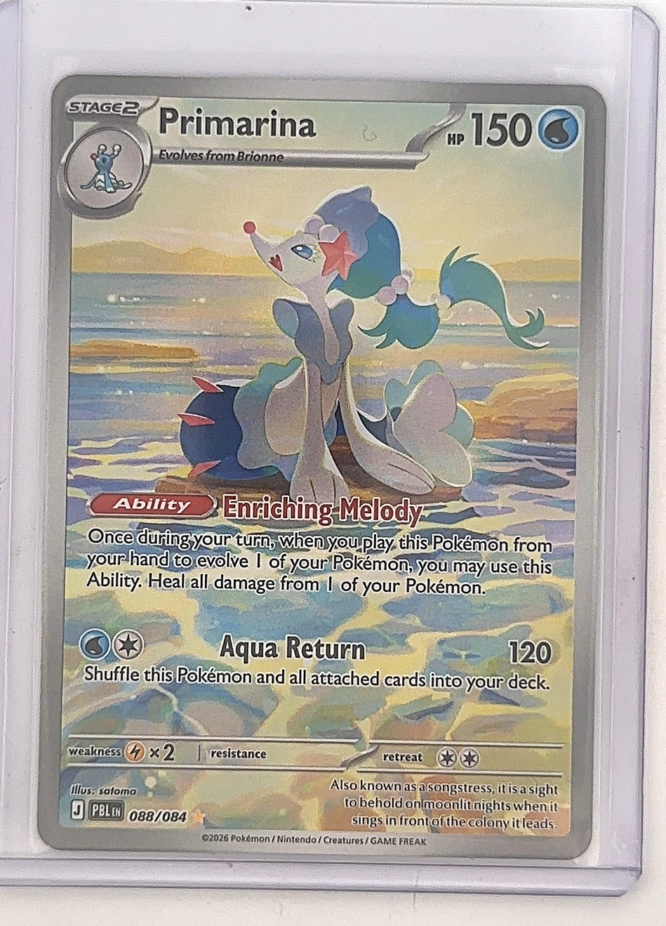 Primarina - 088/084 #088/084 — front