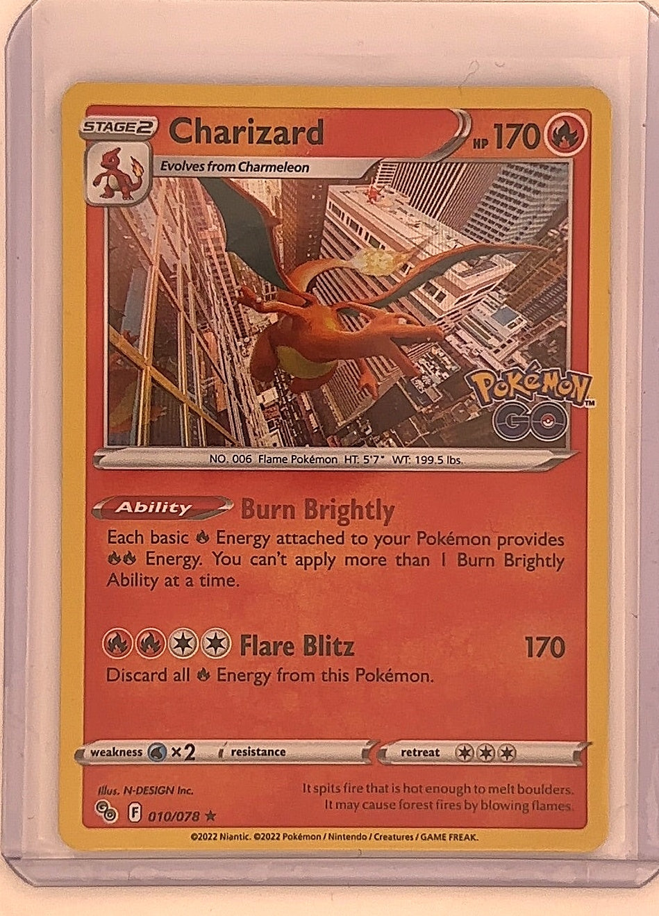Charizard #010/078 — front