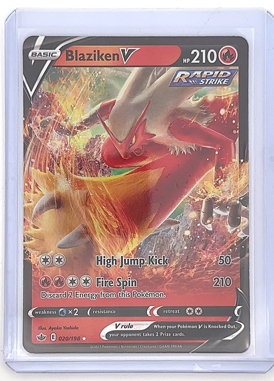 Blaziken V #020/198 — front