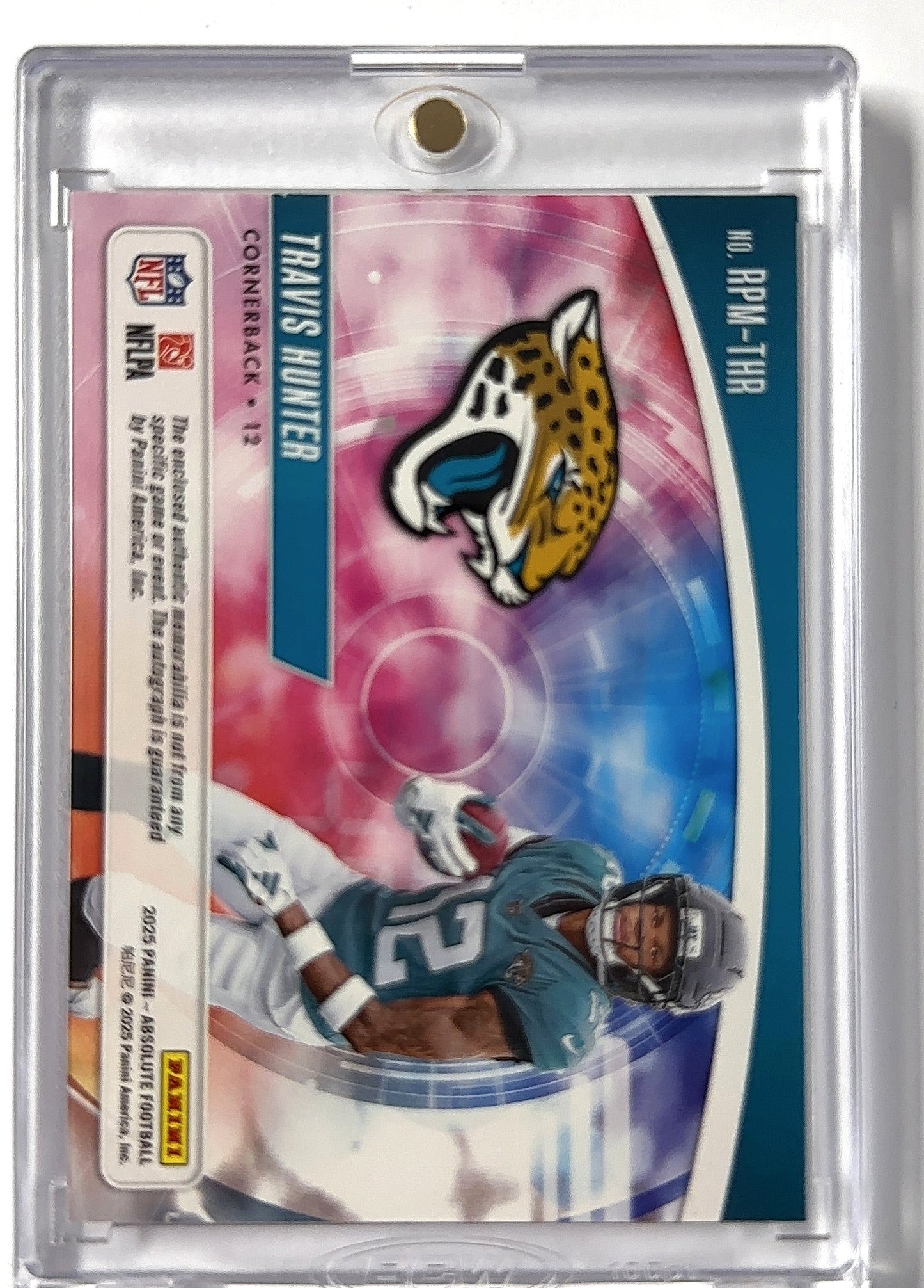 Travis Hunter RPA /99 Absolute Rookie Premiere — back