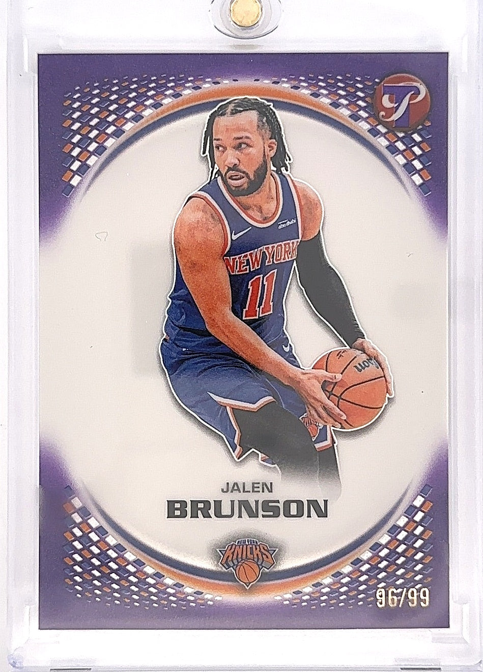 2025 Topps Pristine Jalen Brunson #58 — front