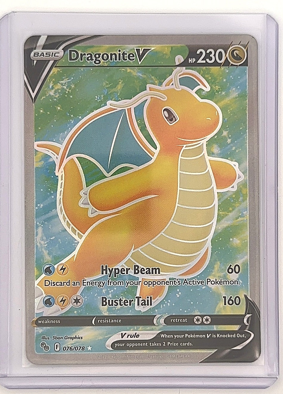 Dragonite V (Full Art) #076/078 — front