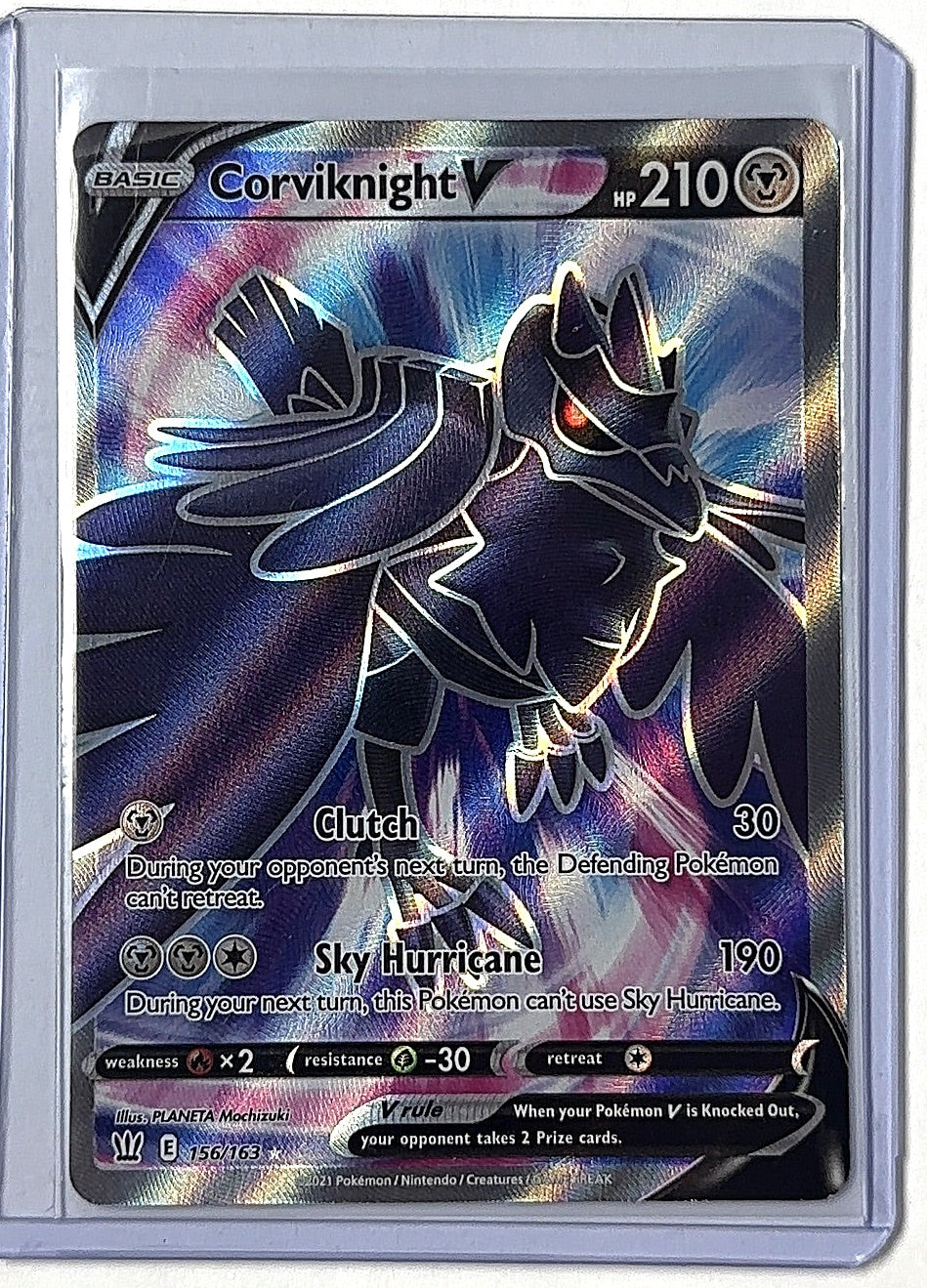 Corviknight V (Full Art) #156/163 — front