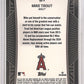 2025 Topps Chrome Shadow Etch Mike Trout #SE-7 — back