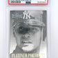 Derek Jeter 1997 Metal Universe Platinum Portraits PSA NM-MT 8 — front