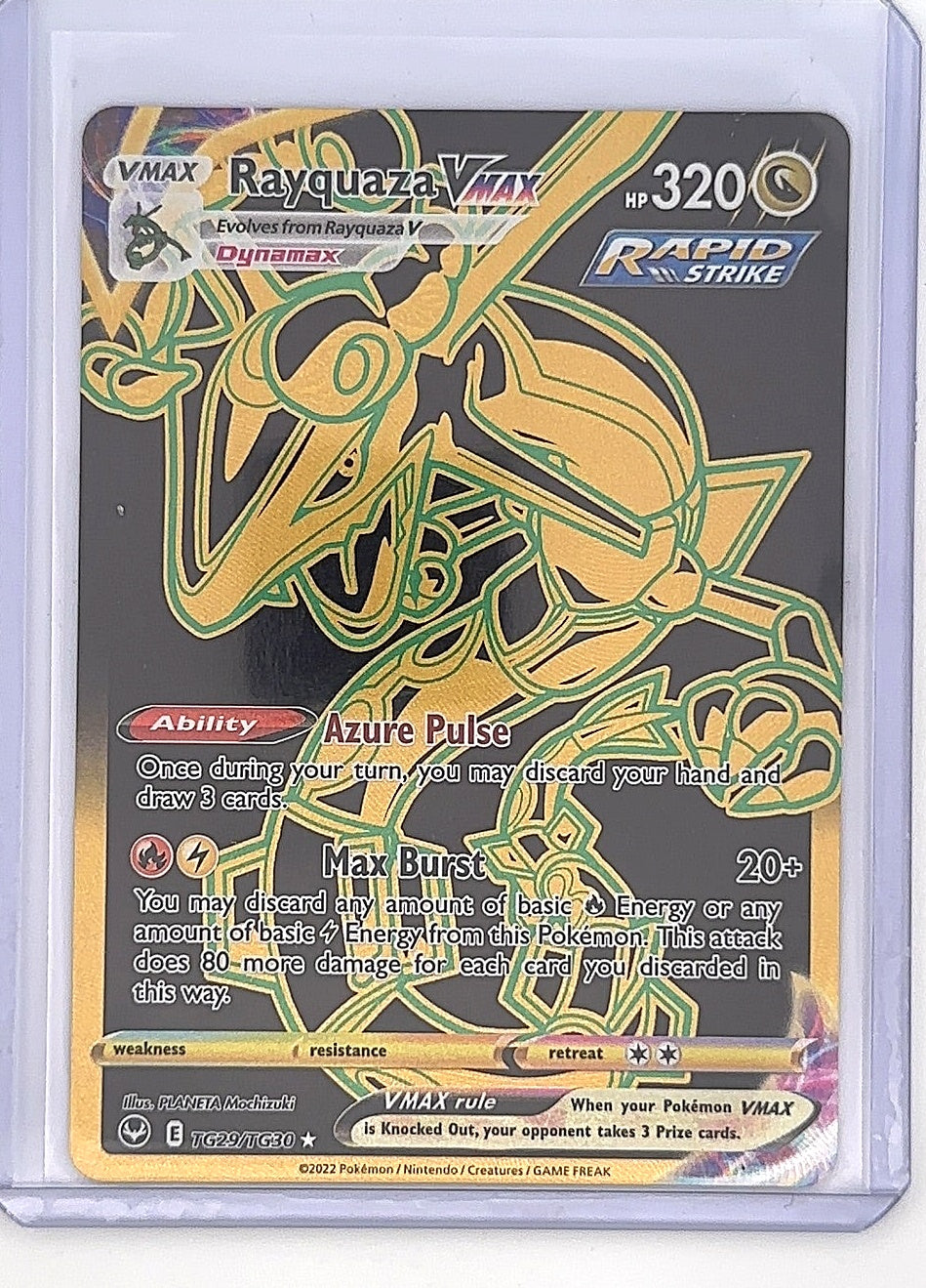 Rayquaza VMAX (Secret) #TG29/TG30 — front