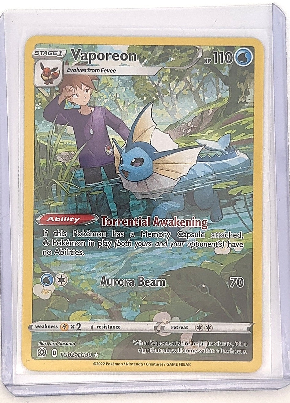 Vaporeon #TG02/TG30 — front
