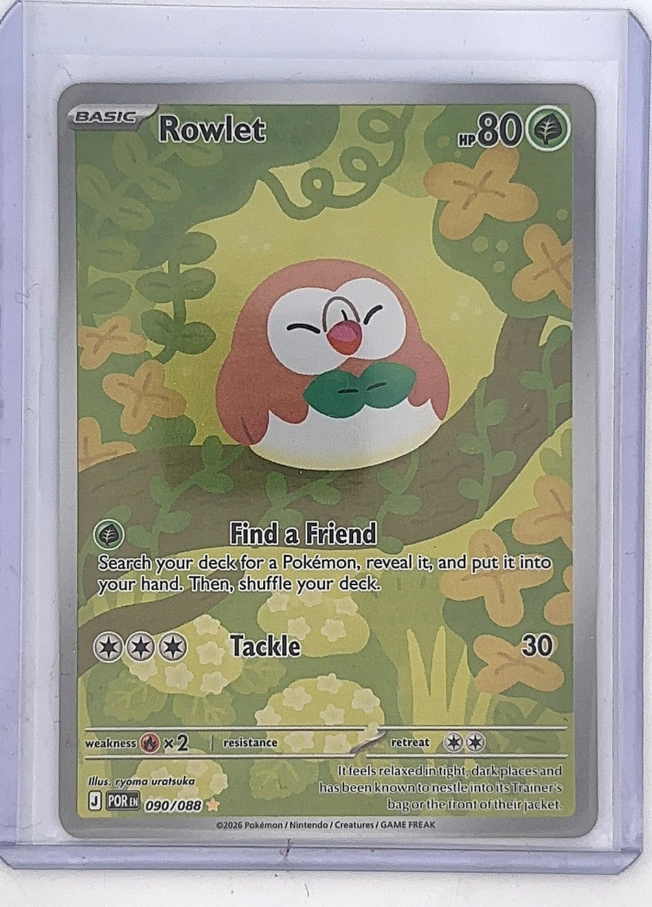 Rowlet - 090/088 #090/088 — front