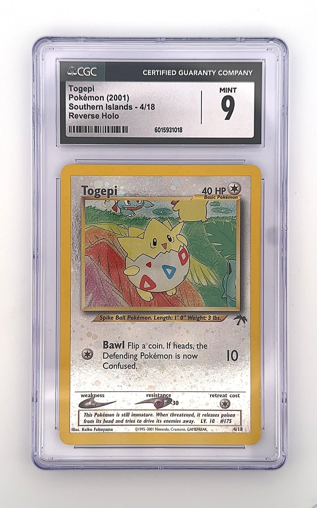 Togepi #04/18 CGC MINT 9 — front