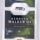 2022 Panini Origins Rookie Autographs Kenneth Walker III [Green] #RAU-KWA — back