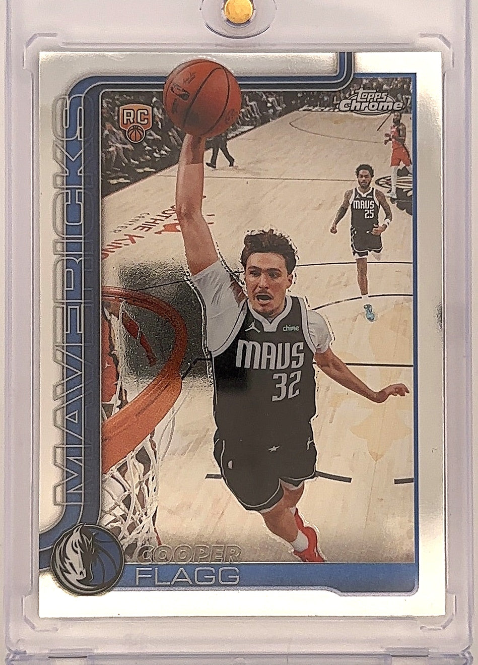 2025 Topps Chrome Update Cooper Flagg Rookie RC #151 — front