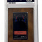 Mike Trout Allen & Ginter PSA 8 Mini Stained Glass — back