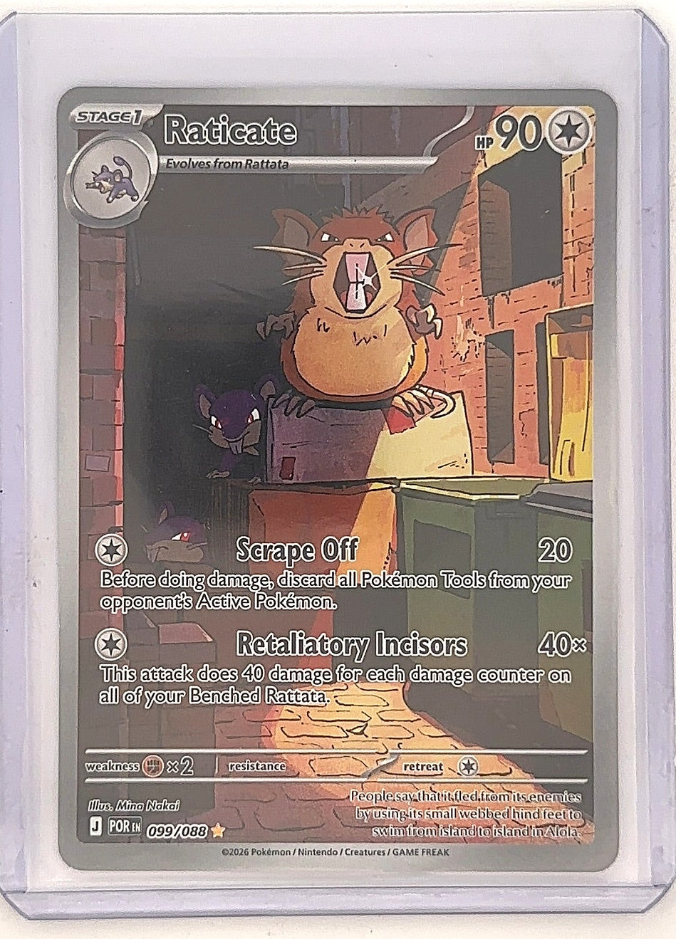 Raticate - 099/088 #099/088 — front