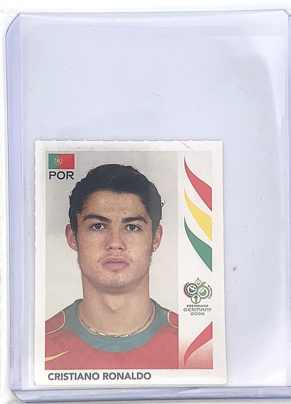 Cristiano Ronaldo 2006 Germany Fifa World Cup Panini Stickers 298 — front