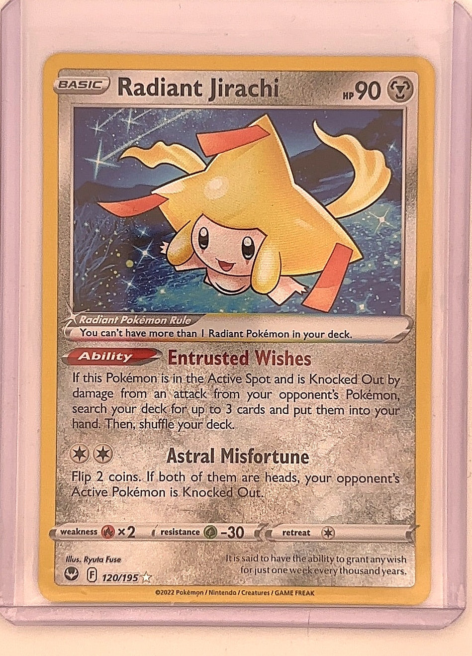 Radiant Jirachi #120/195 — front