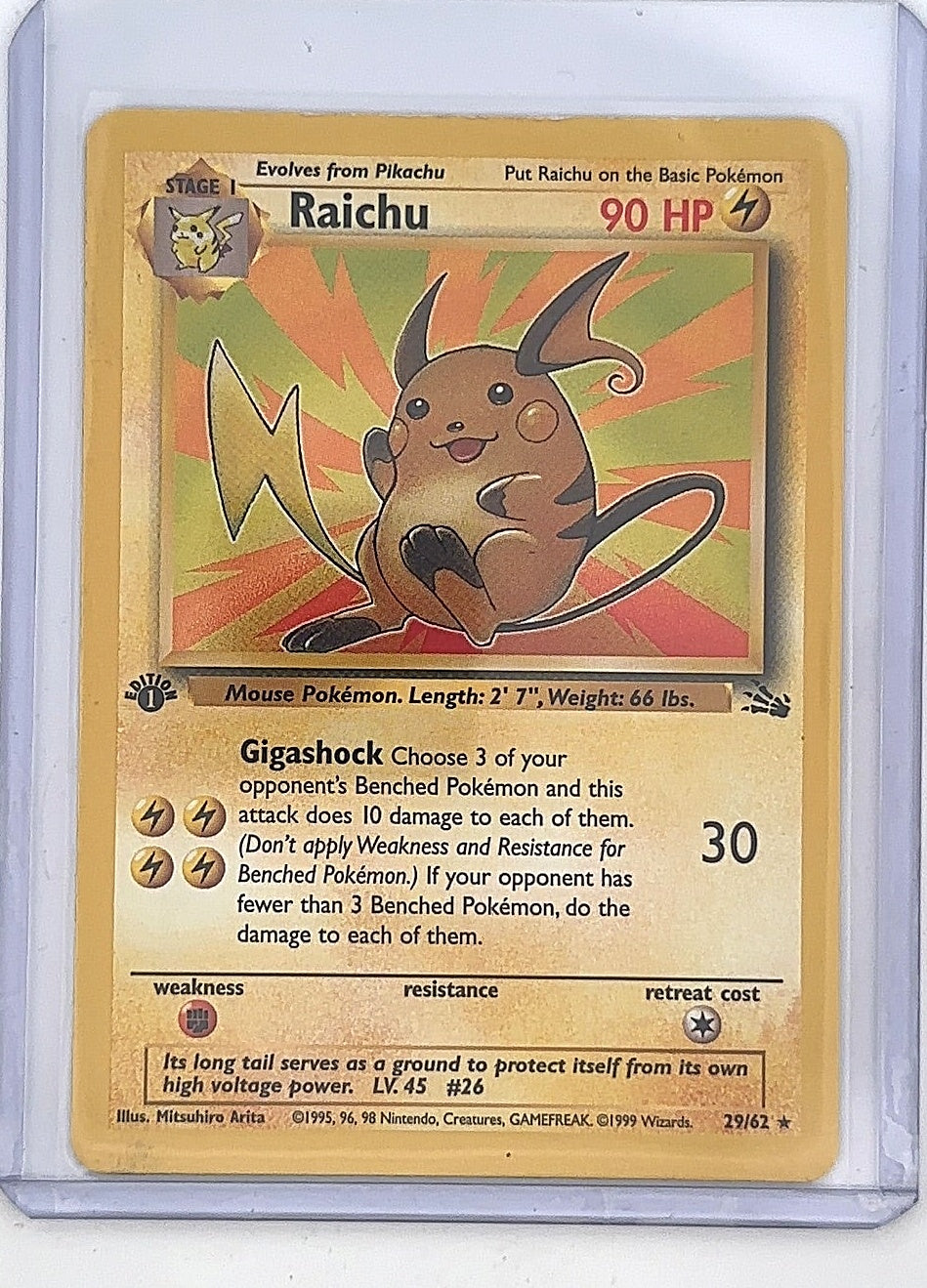 Raichu (29) #29/62 — front
