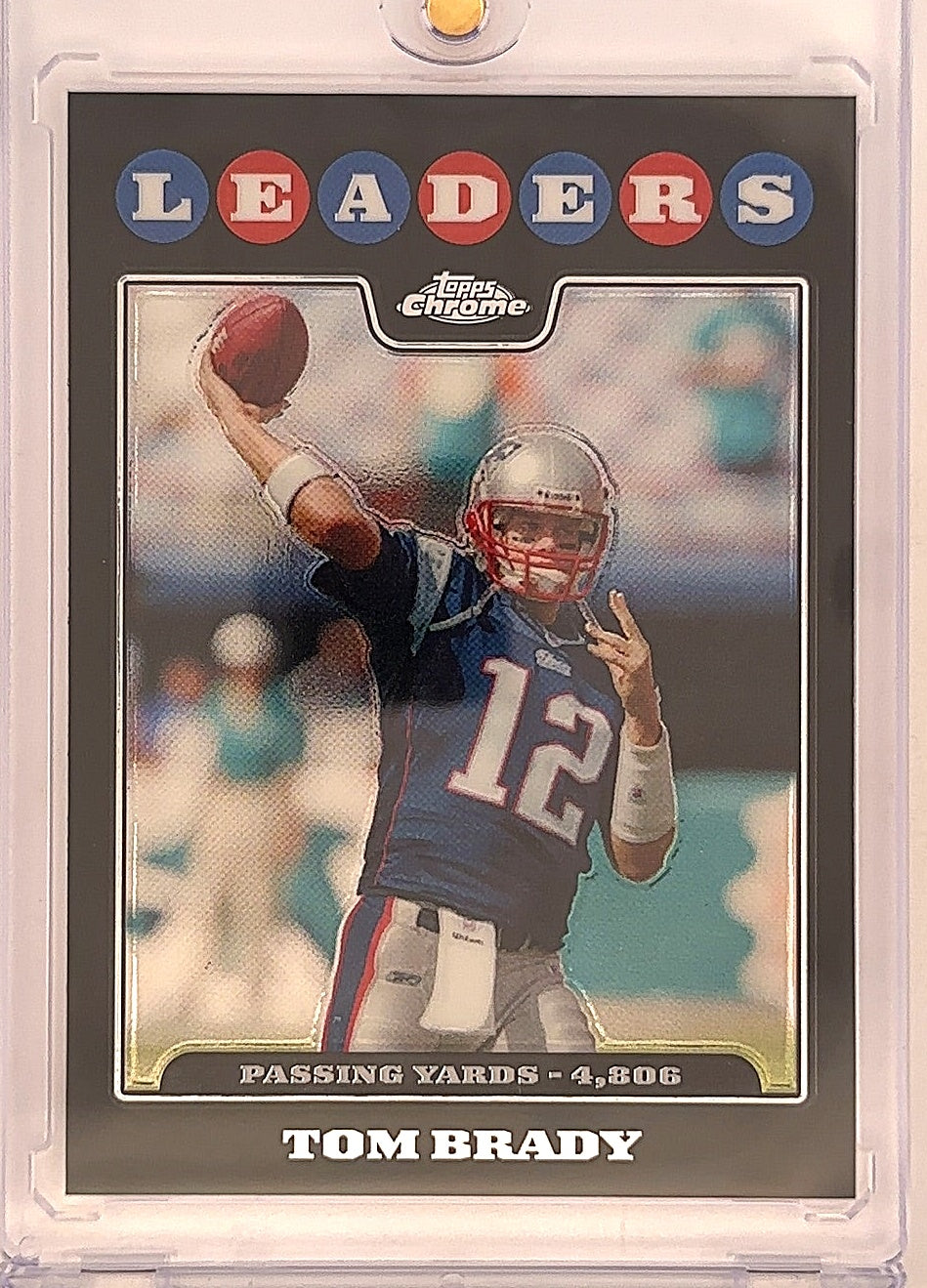 2008 Topps Chrome Tom Brady #TC121 — front