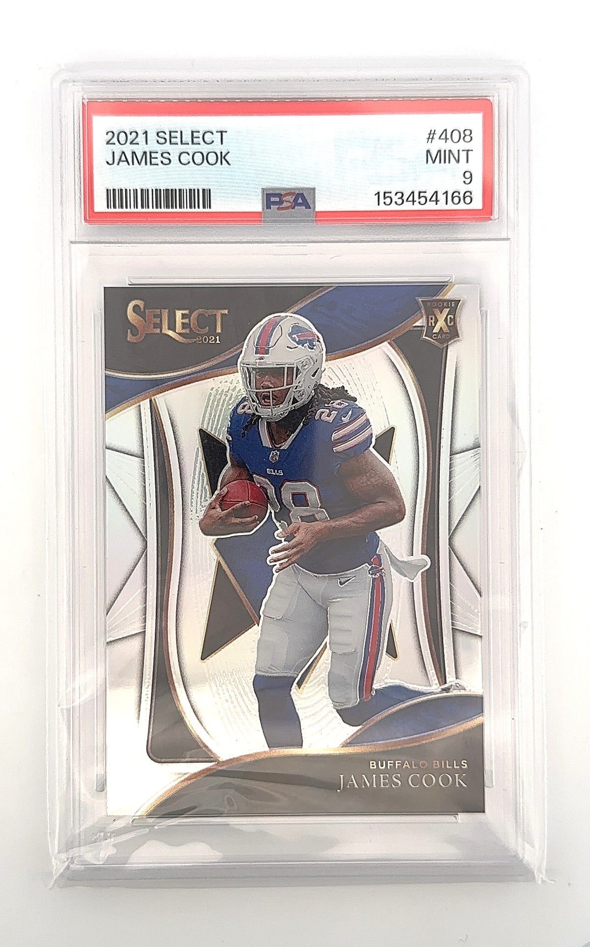 2021 Panini Select James Cook #408 PSA 9 — front