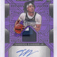 2024 Panini Obsidian Rookie Jersey Ink Terrence Shannon Jr. [Electric Etch Purple Flood] #RJI-TSJ — front
