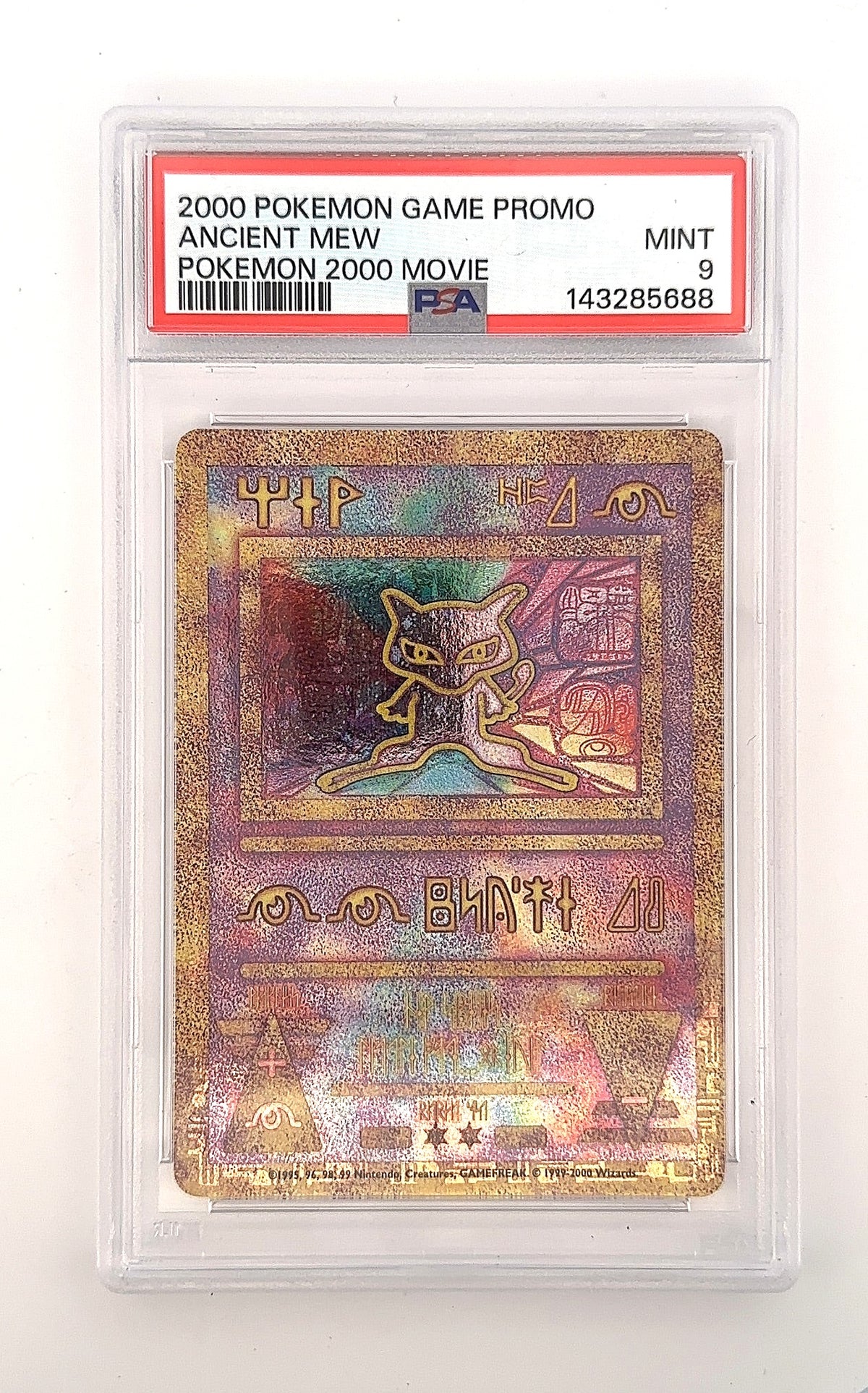 Ancient Mew (WOTC) Promo PSA MINT 9 — front