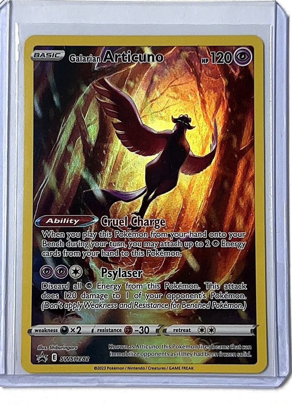 Galarian Articuno - SWSH282 #SWSH282 — front