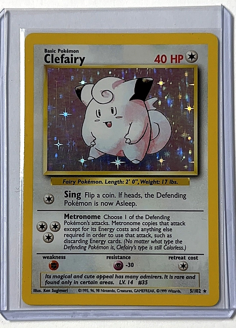 Clefairy #005/102 — front