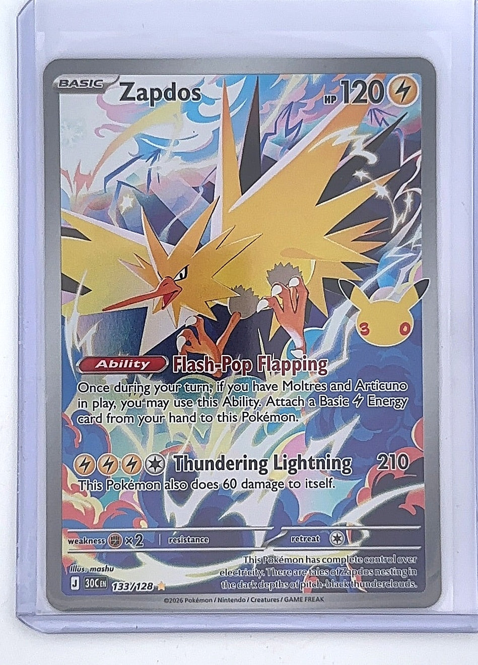 Zapdos - 133/128 #133/128 — front