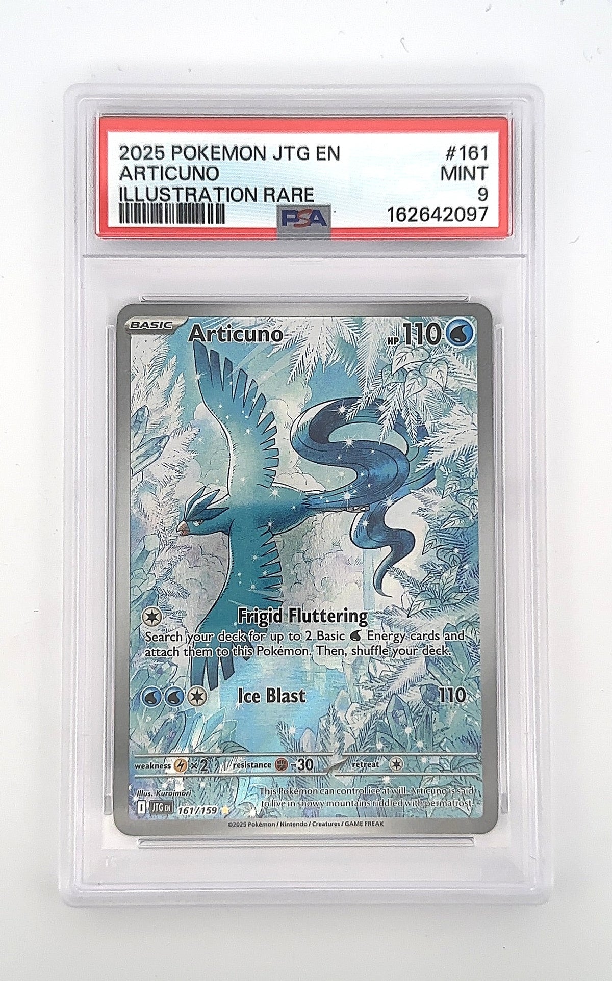Articuno - 161/159 #161/159 PSA MINT 9 — front