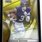 2025 Topps Chrome Black Autograph Jordan Addison [Gold Refractor] #AU-JAD RC AUTO — front