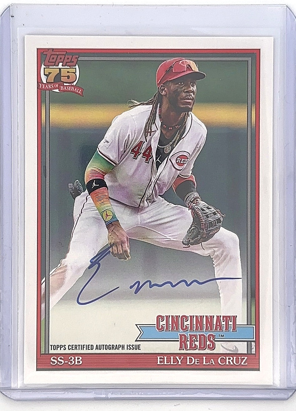 2026 Topps 1991 Autograph Elly De La Cruz #91A-ED — front