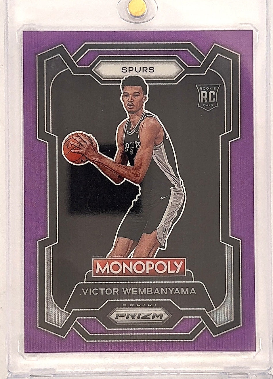 2023 Panini Prizm Monopoly Victor Wembanyama [Purple] #81 — front