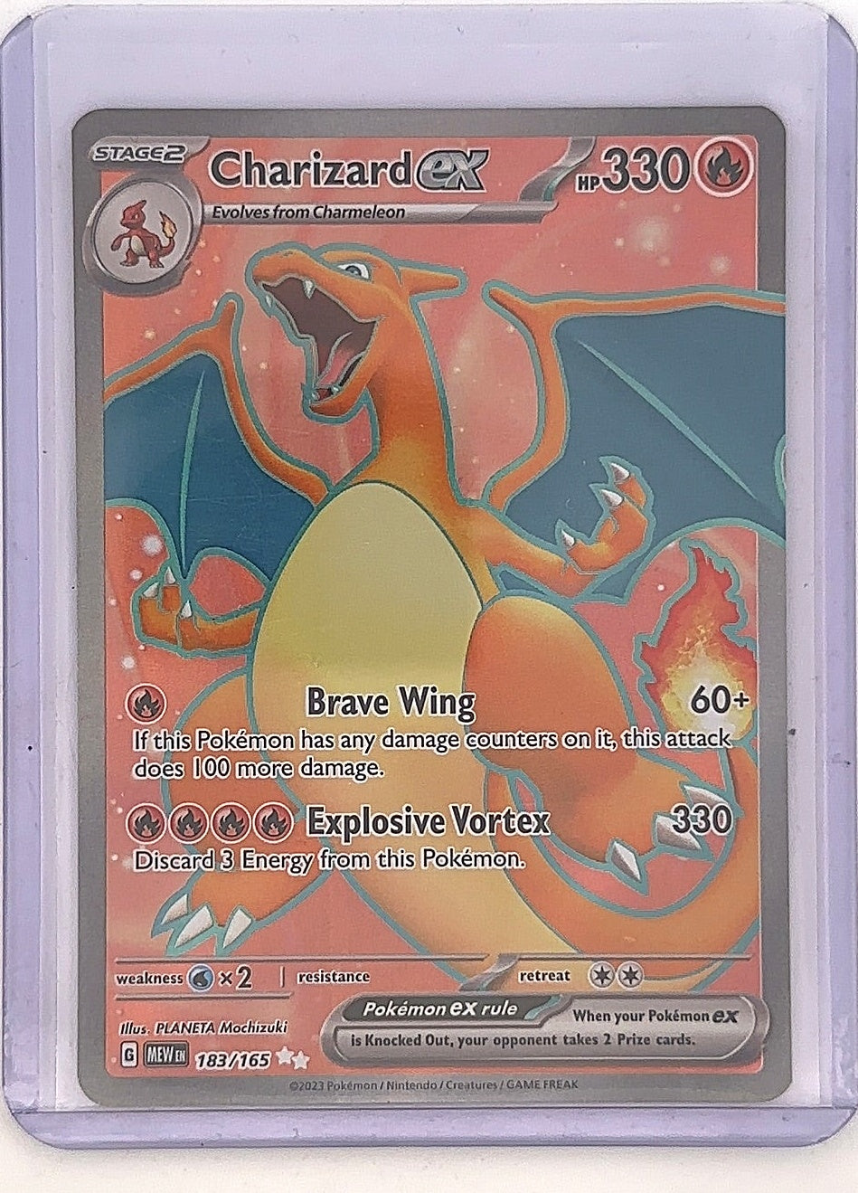 Charizard ex - 183/165 #183/165 — front