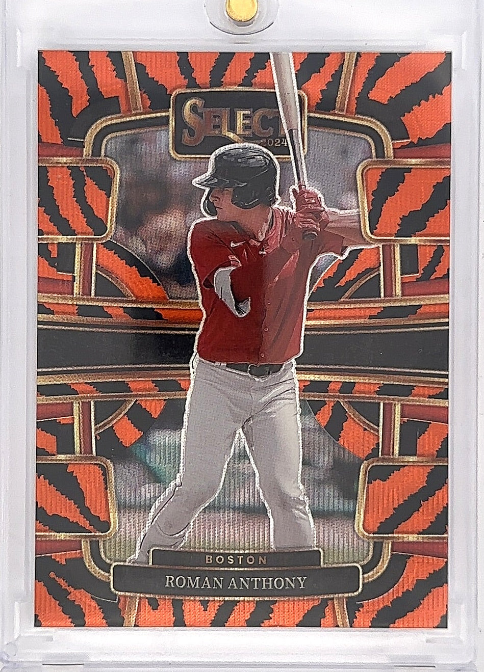 2024 Panini Select Roman Anthony [Tiger Prizm] #56 — front
