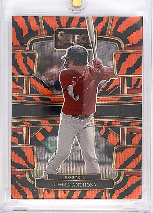 2024 Panini Select Roman Anthony [Tiger Prizm] #56 — front