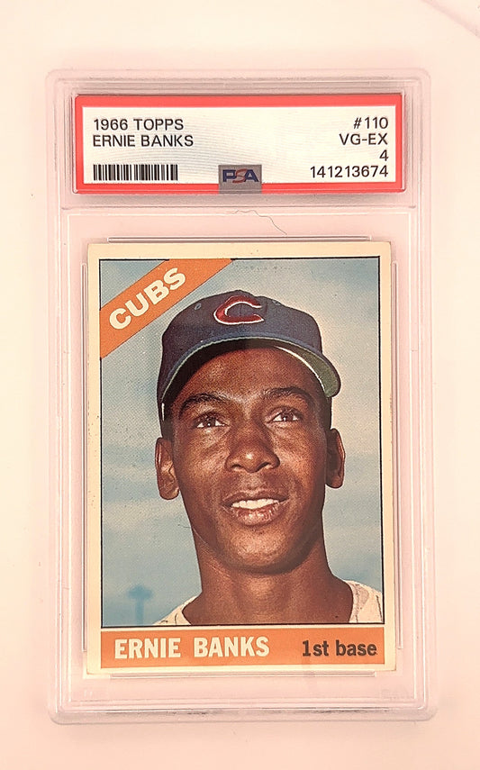 1966 Topps Ernie Banks #110 PSA 4 — front