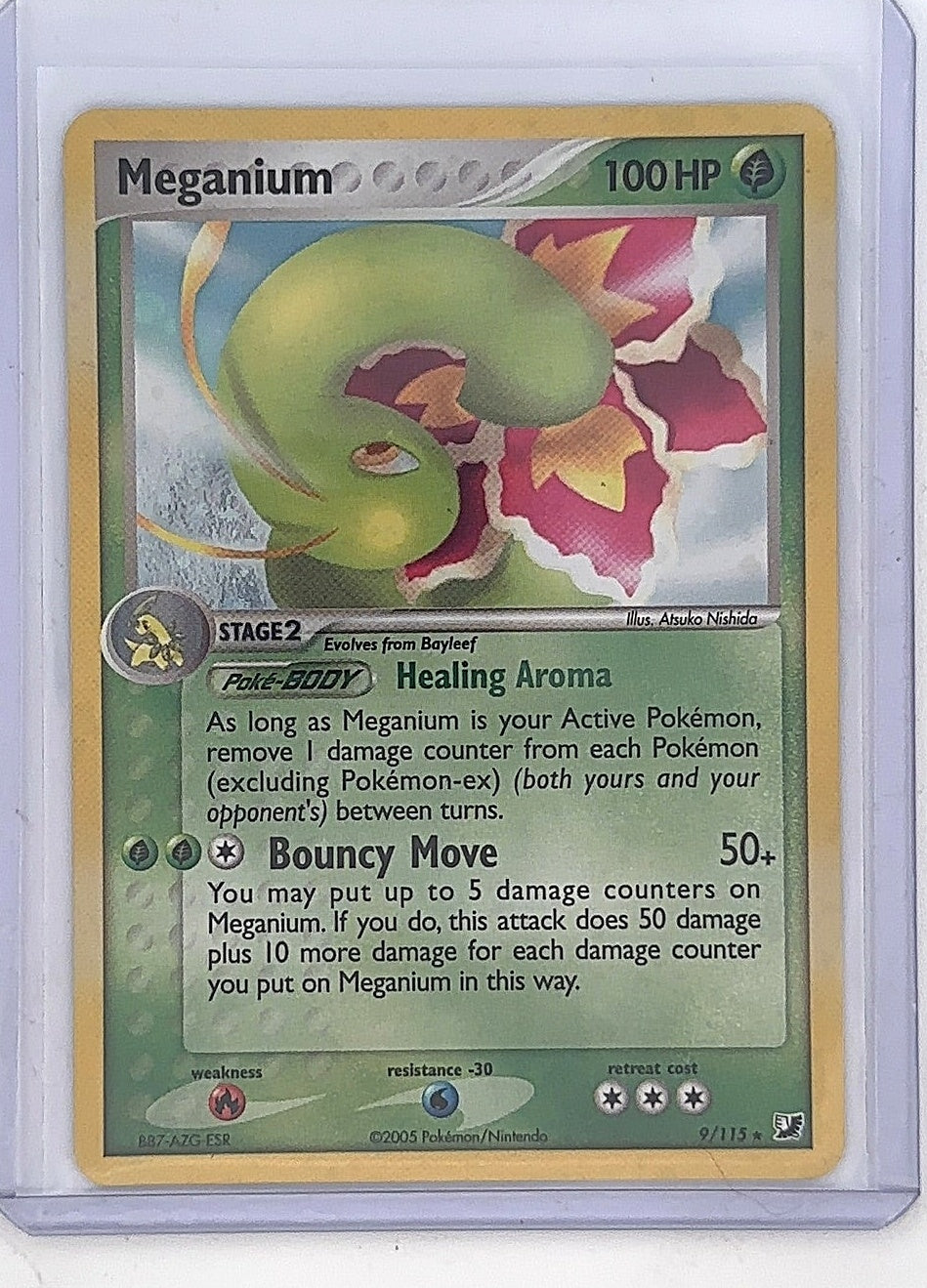 Meganium #9/115 — front