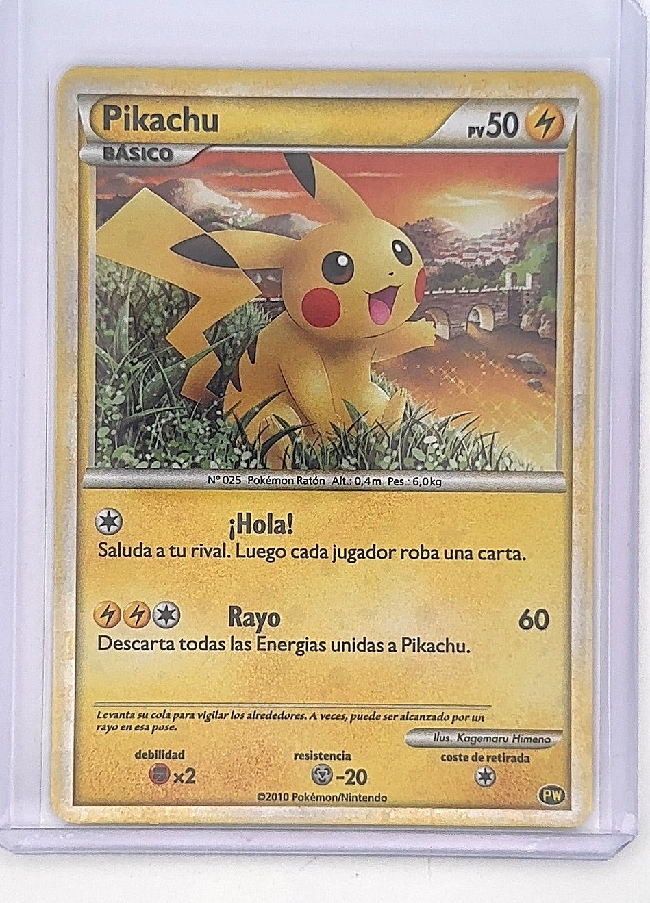 Pikachu (Spanish) #PW 4 — front