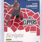 Kawhi Leonard Scripts Mosaic Autograph 2020 — back