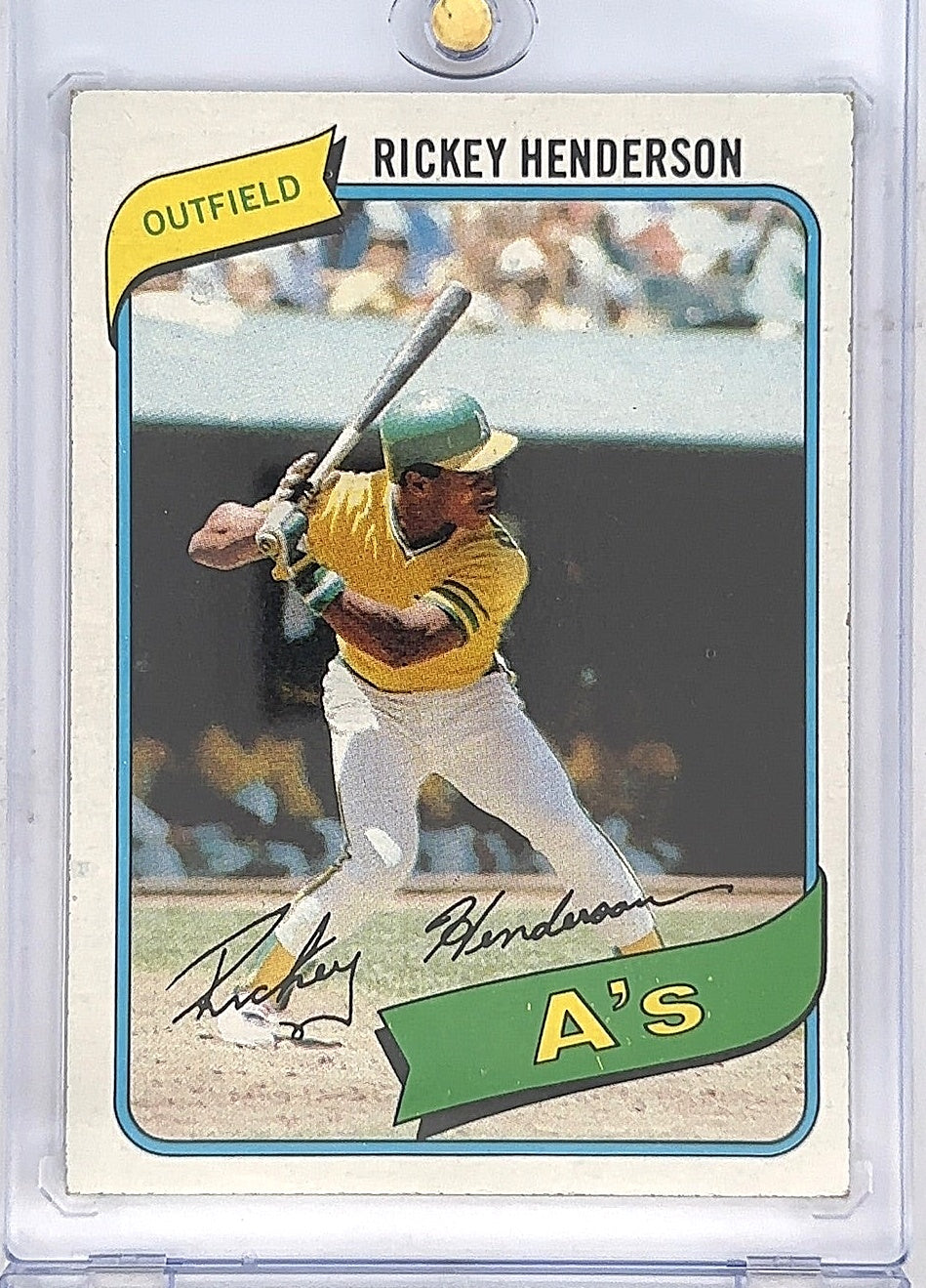 1980 Topps Rickey Henderson #482 — front