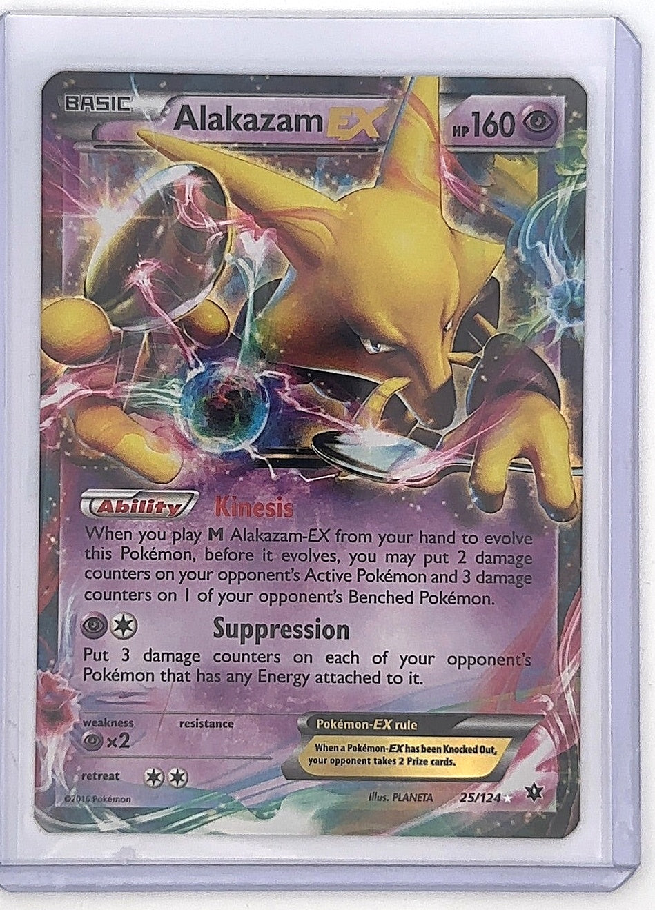 Alakazam EX #25/124 — front